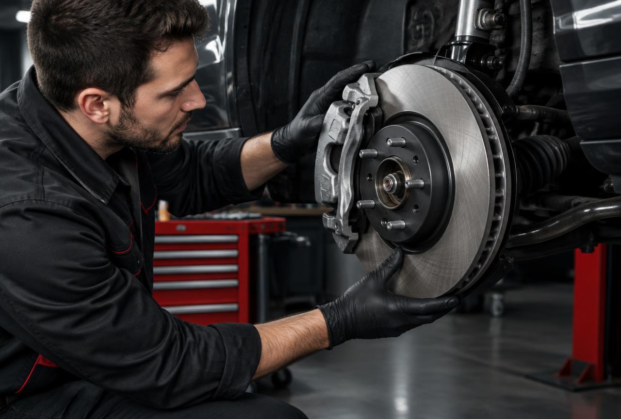 Serviço automotivo de freios