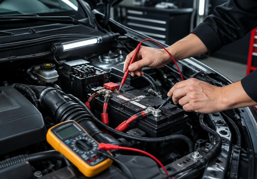 Serviço automotivo de elétrica automotiva