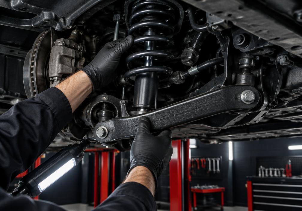 Serviço automotivo de suspensão